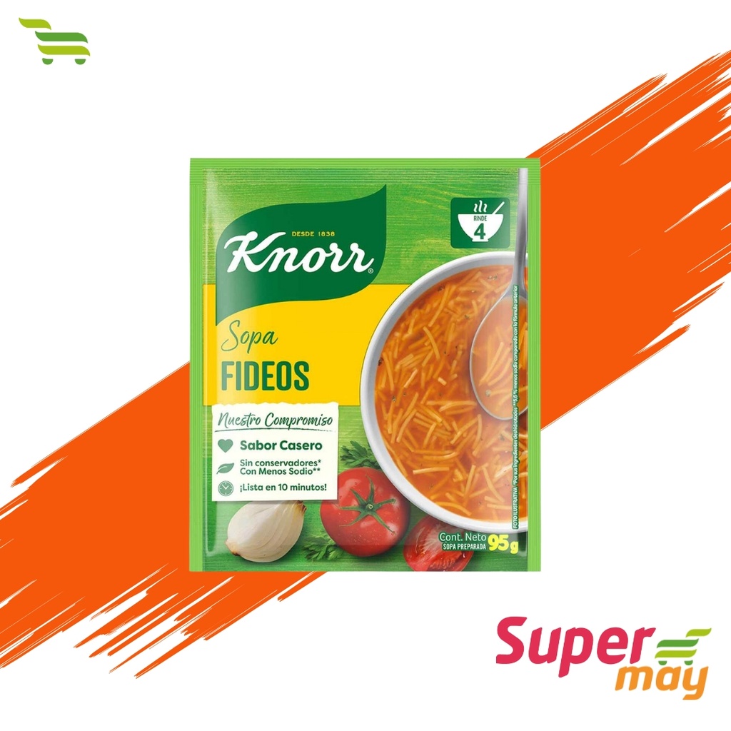 KNORR FIDEO SOPA 95 GR