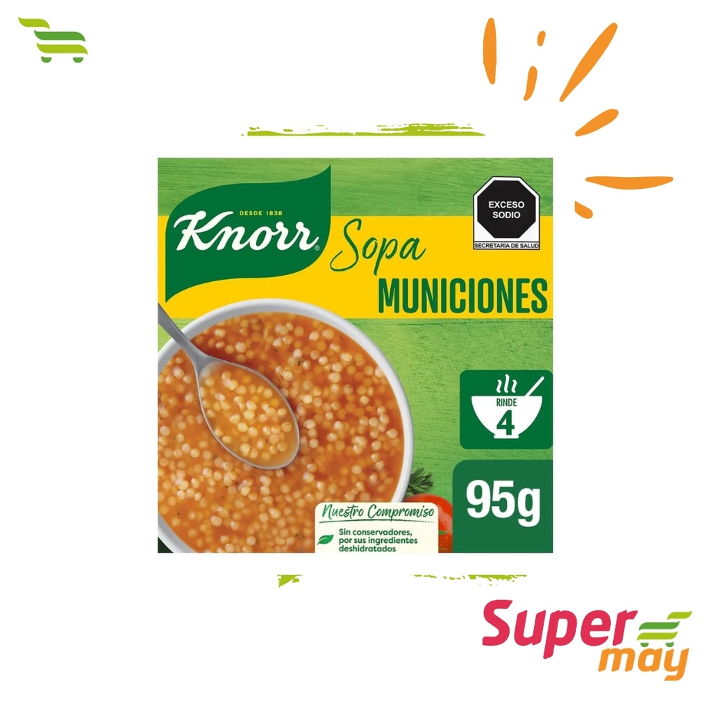 KNORR MUNICION SOPA 95 GR