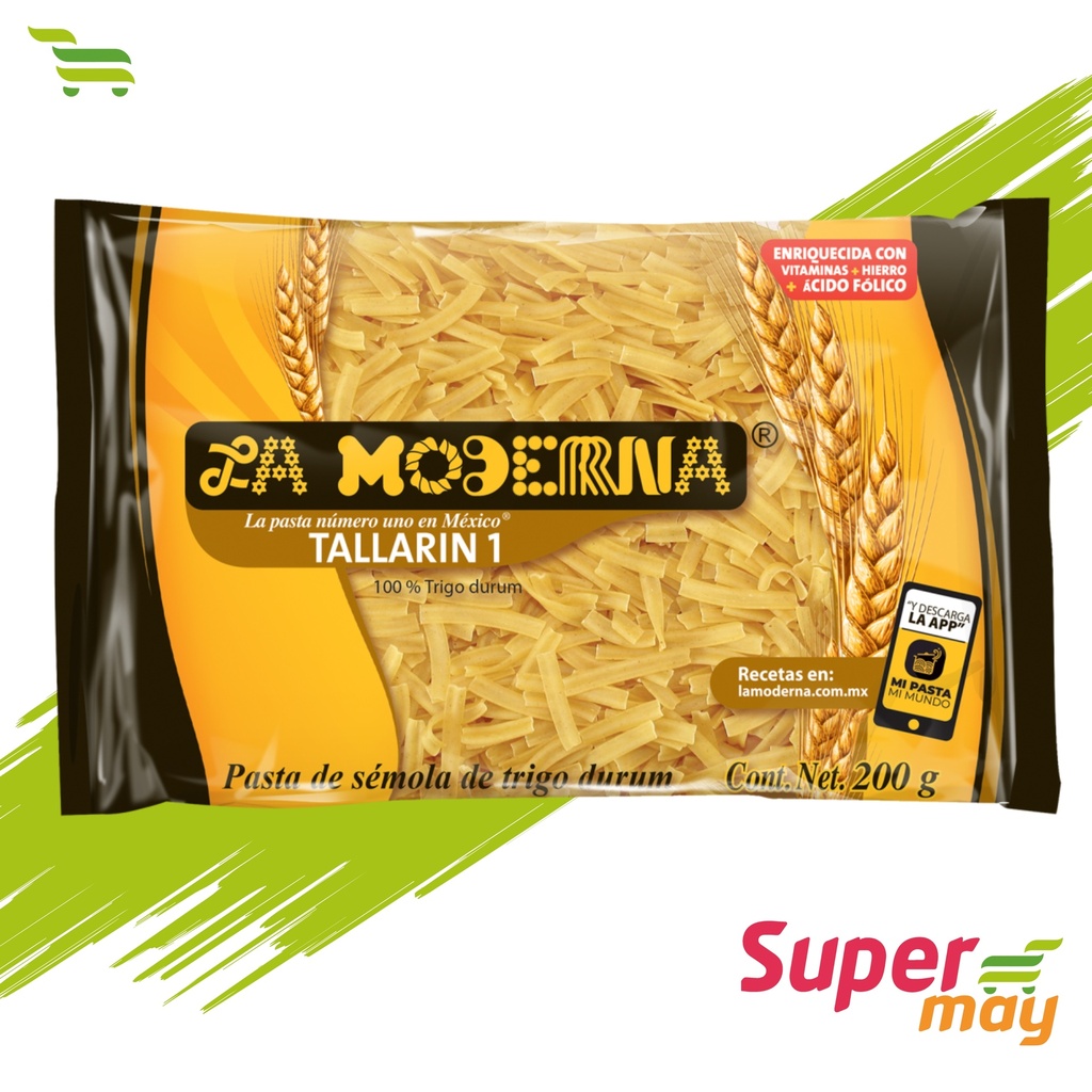 MODERNA TALLARIN 1 SOPA 200 GR