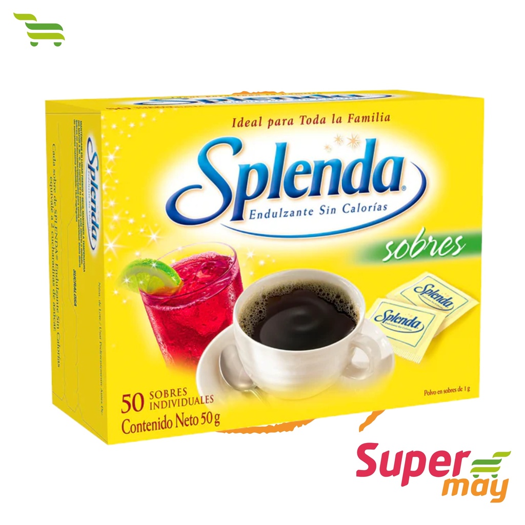 SPLENDA ENDULZANTE EXH 50 UDS