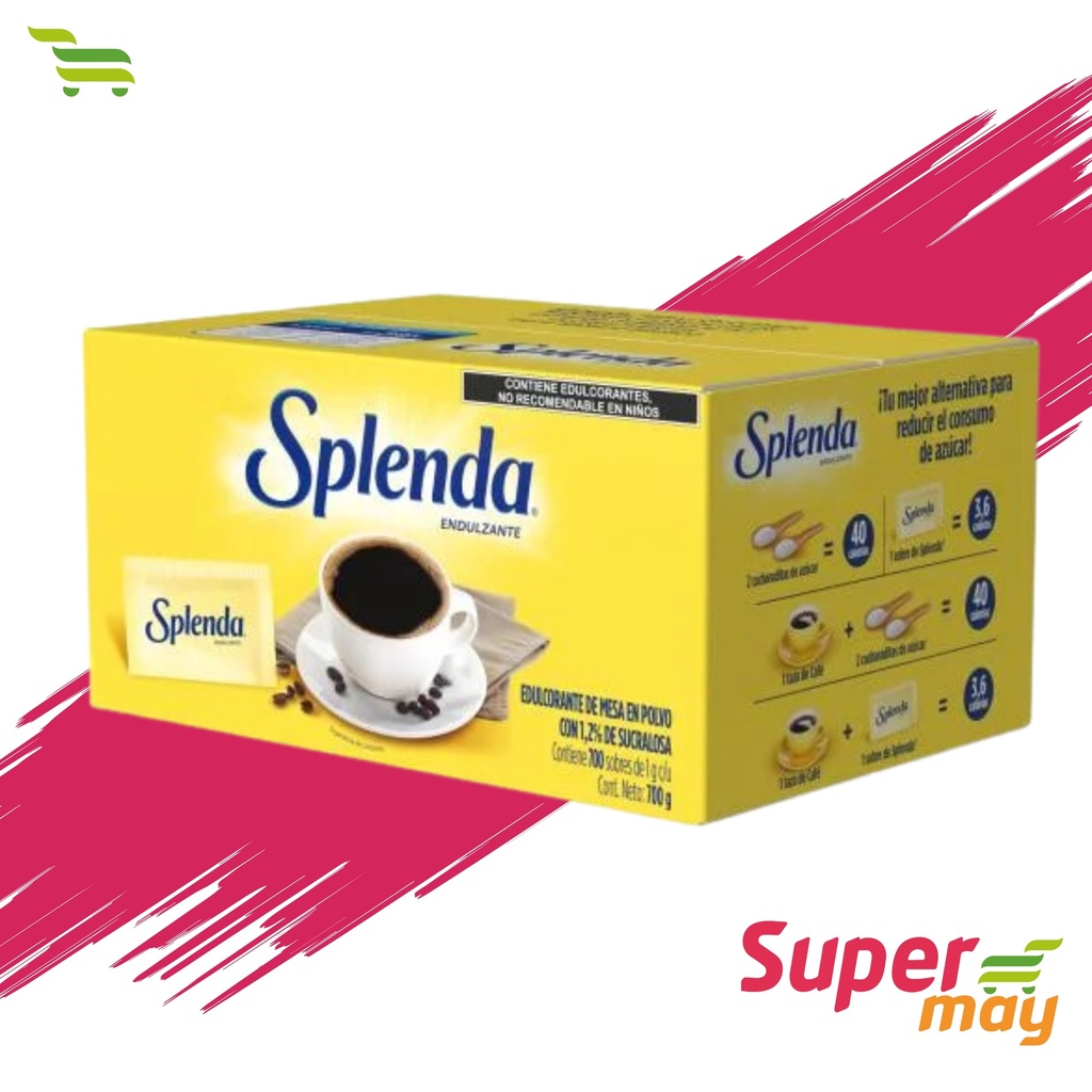 SPLENDA ENDULZANTE EXH 700 UDS