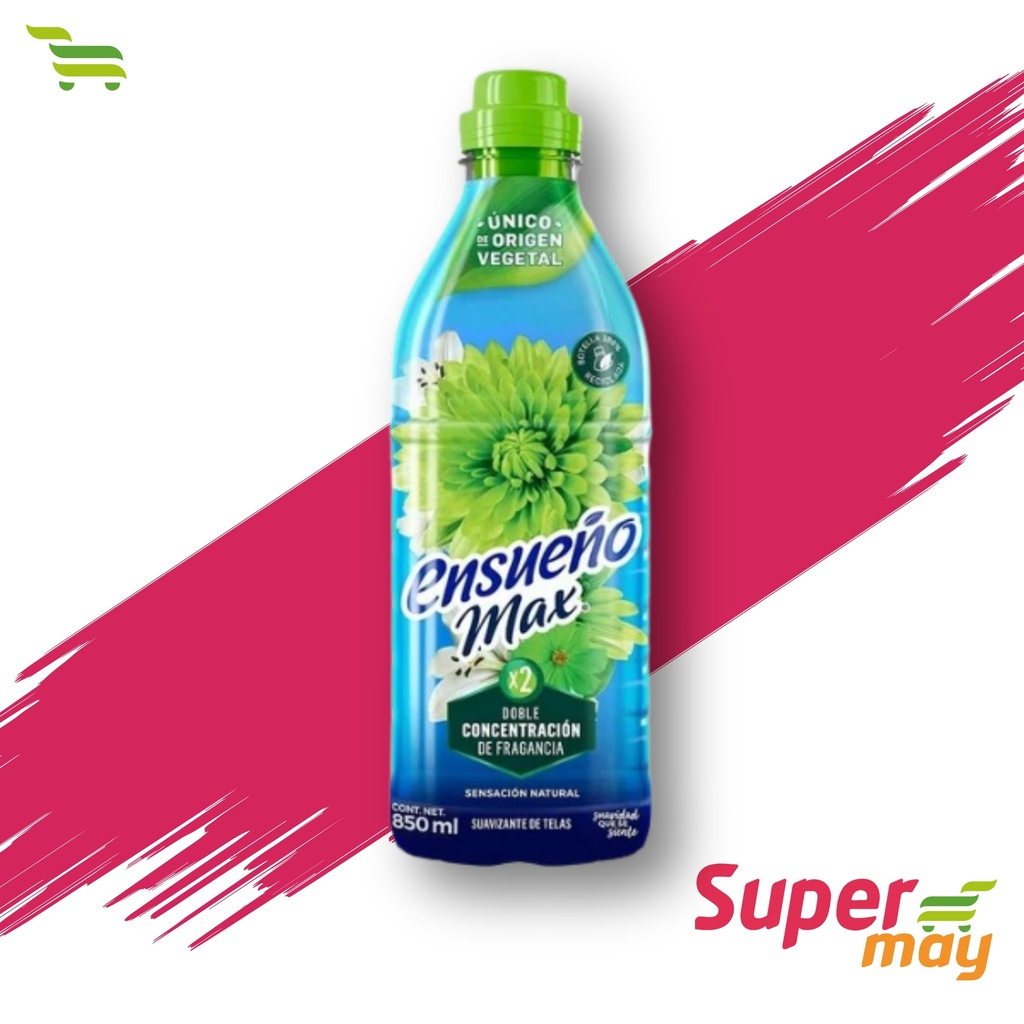 ENSUEÑO MAX NATURAL SUAVIZANTE 850 ML