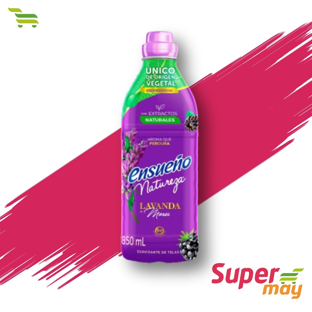 ENSUEÑO NAT. LAVANDA+MORA SUAVIZANTE 850 ML