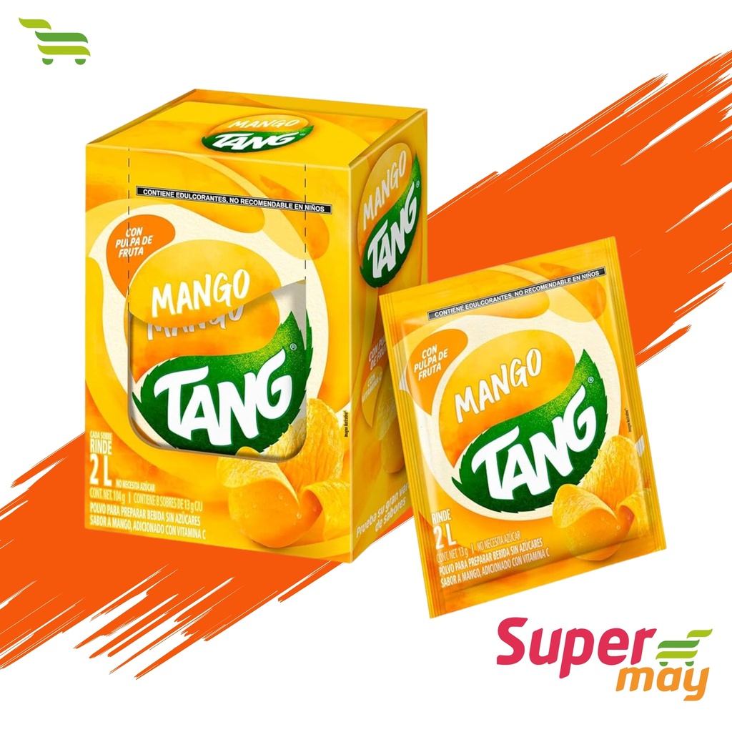 TANG MANGO BEBIDA EN POLVO 8 UDS