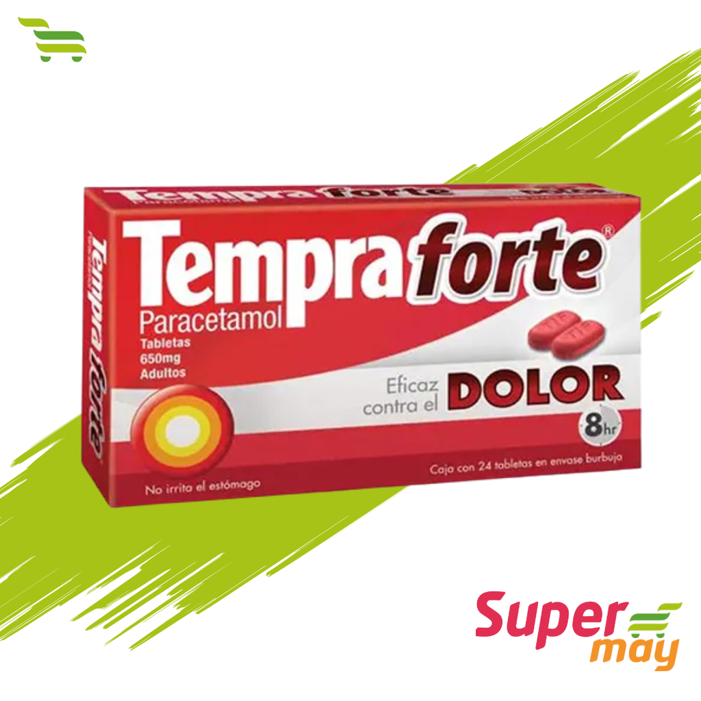 TEMPRA FORTE 650 MG EXH/24 UDS