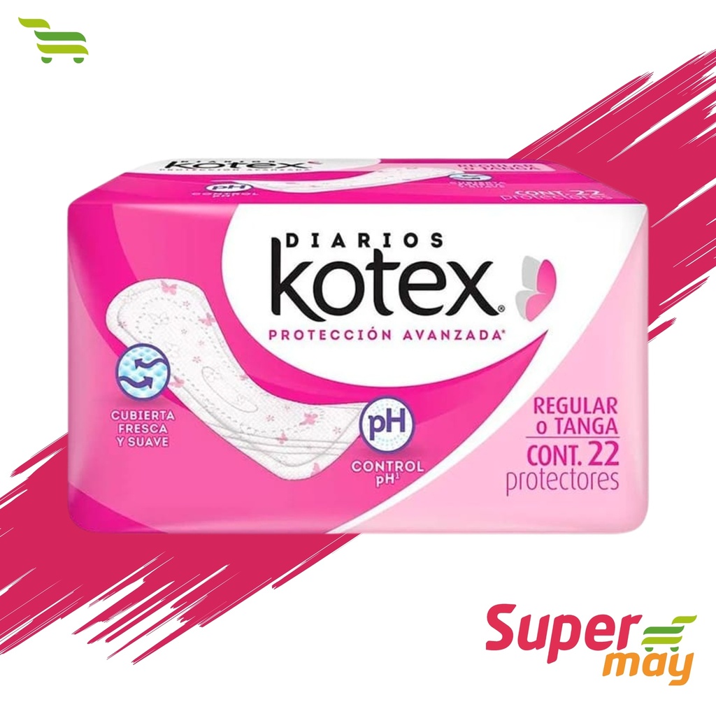 KOTEX PANTI TOALLA 22 UDS