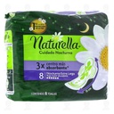 NATURELLA NOCTURNA TOALLA 8 UDS