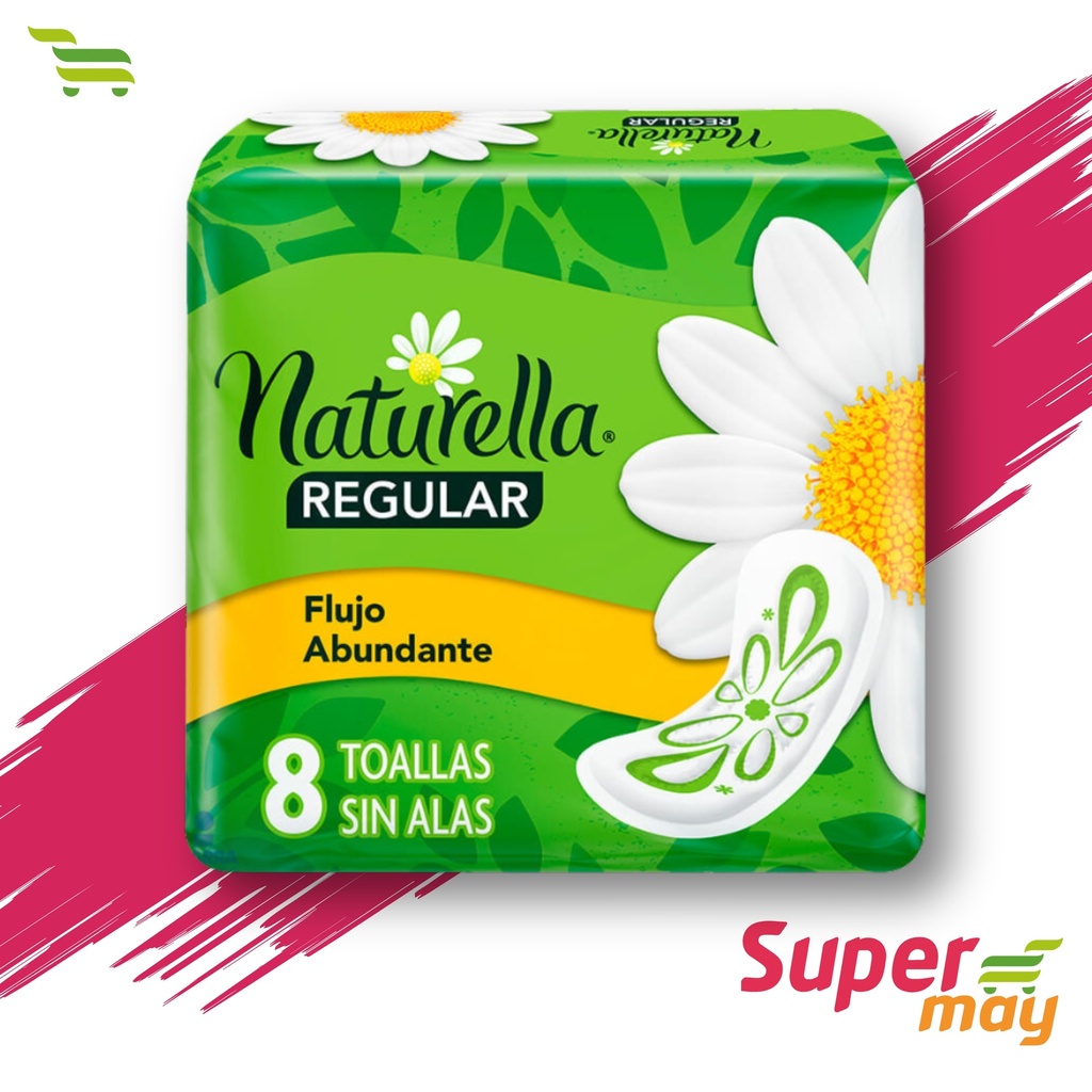 NATURELLA REG. S/ALAS TOALLA 8 UDS