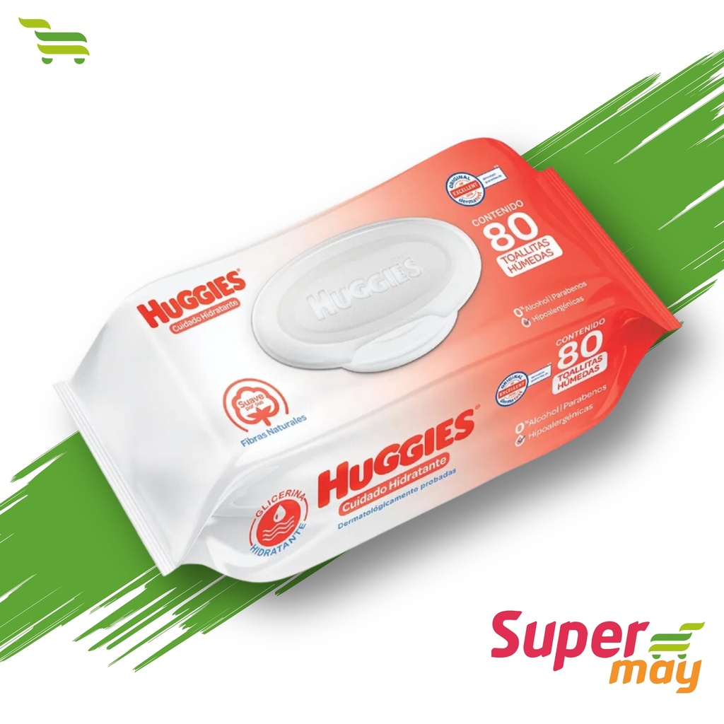 HUGGIES TOALLITA 80 UDS