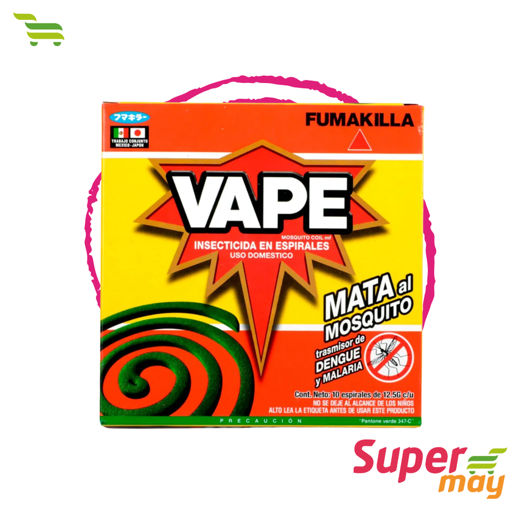 VAPE ESPIRAL INSECTICIDA 10 UDS