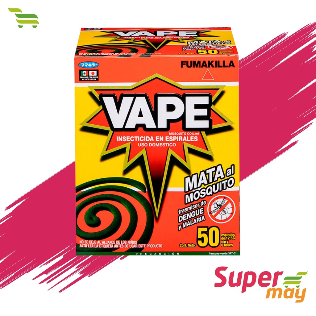 VAPE ESPIRAL INSECTICIDA 50 UDS