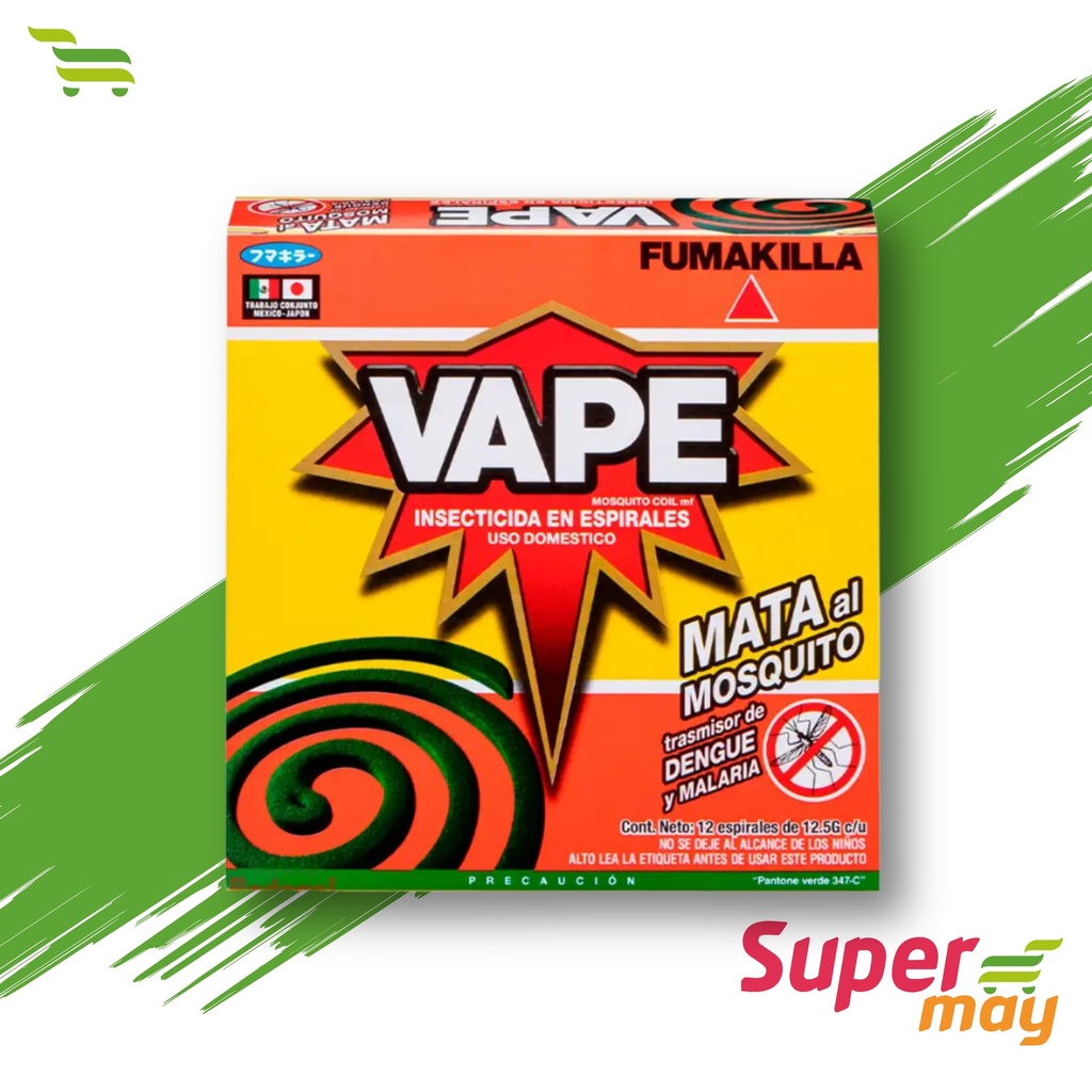 VAPE ESPIRAL JUMBO INSECTICIDA 12 UDS