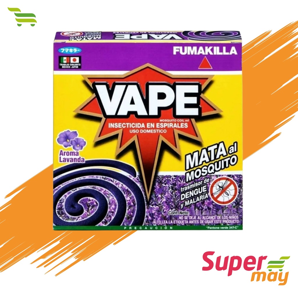 VAPE ESPIRAL LAVANDA INSECTICIDA 10 UDS