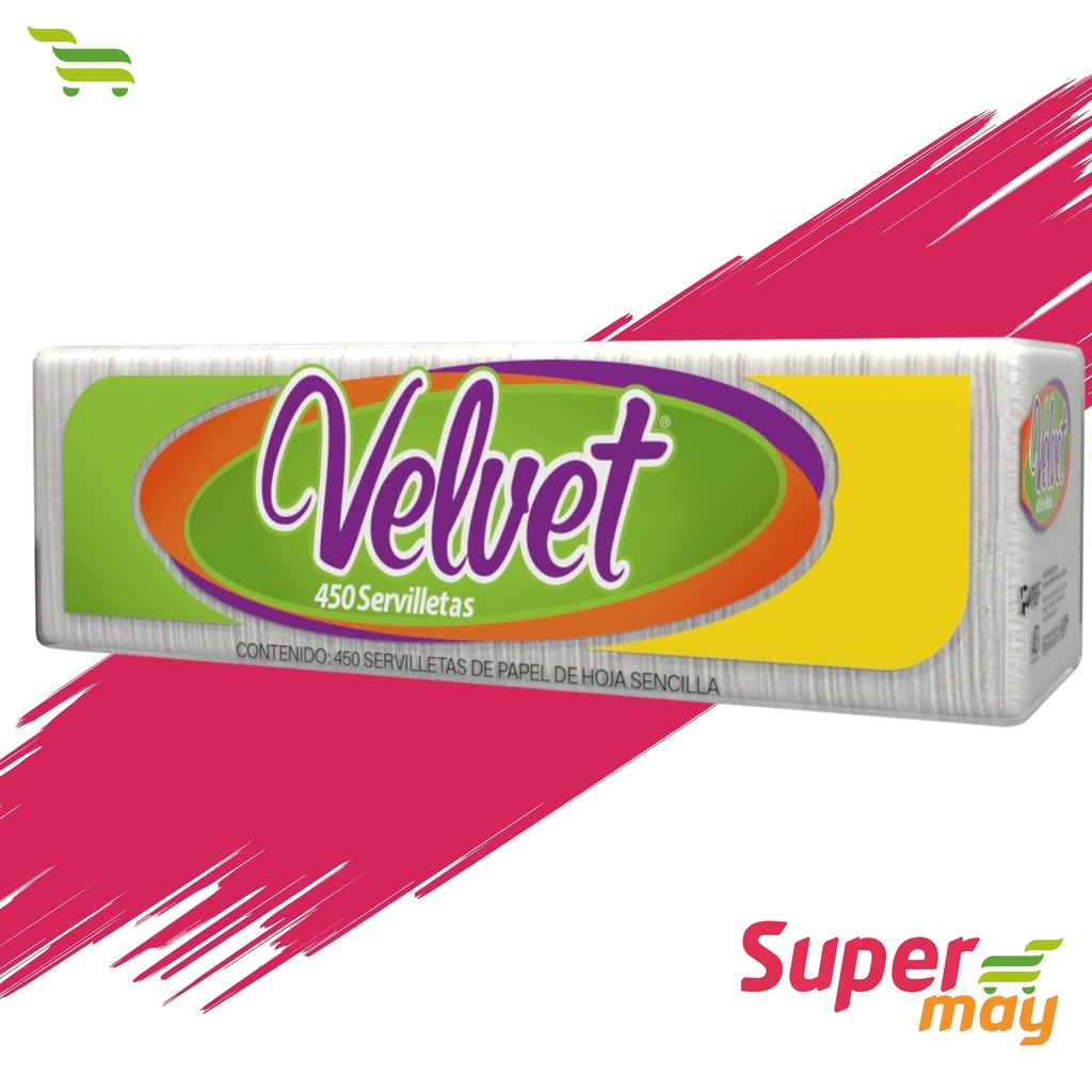 VELVET SERVILLETAS 450 UDS