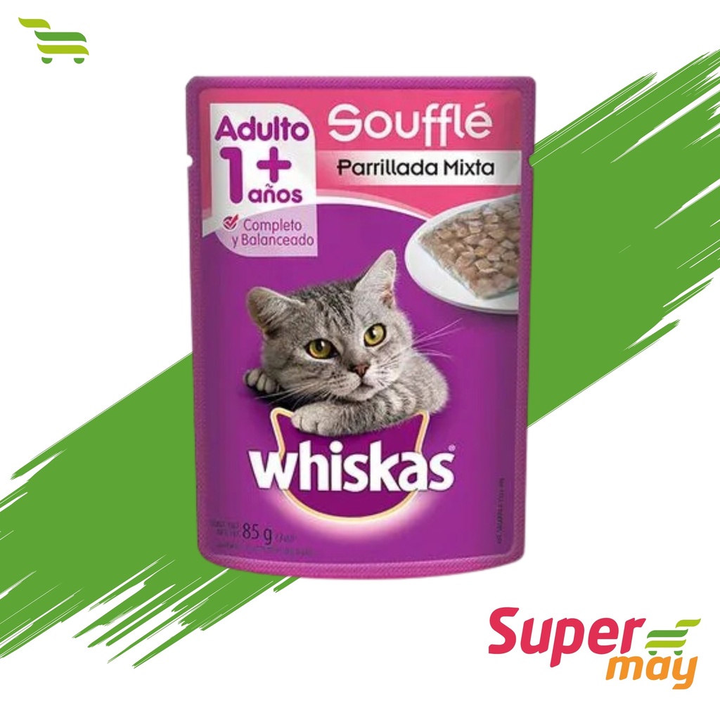 WHISKAS PARRILLADA SOBRE 85 GR