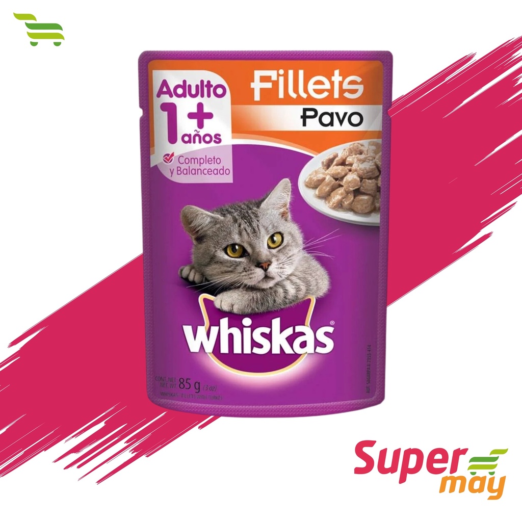 WHISKAS PAVO SOBRE 85 GR