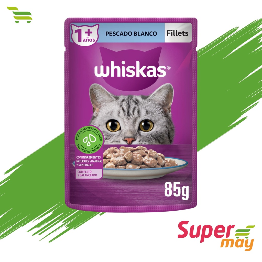 WHISKAS PESCADO SOBRE 85 GR