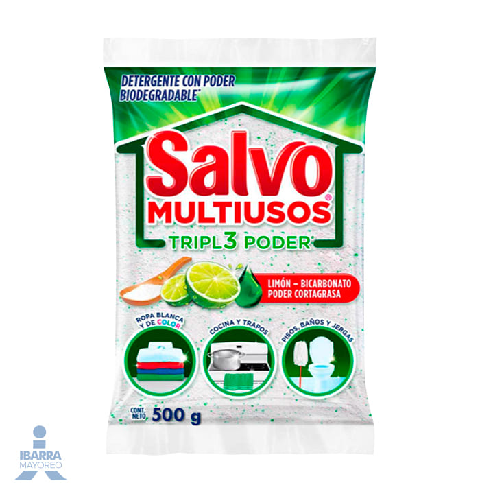 SALVO MULTIUSOS DETERGENTE 500 GR