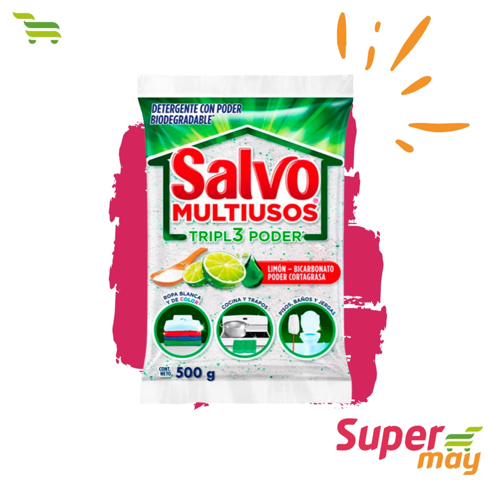 SALVO MULTIUSOS DETERGENTE 500 GR
