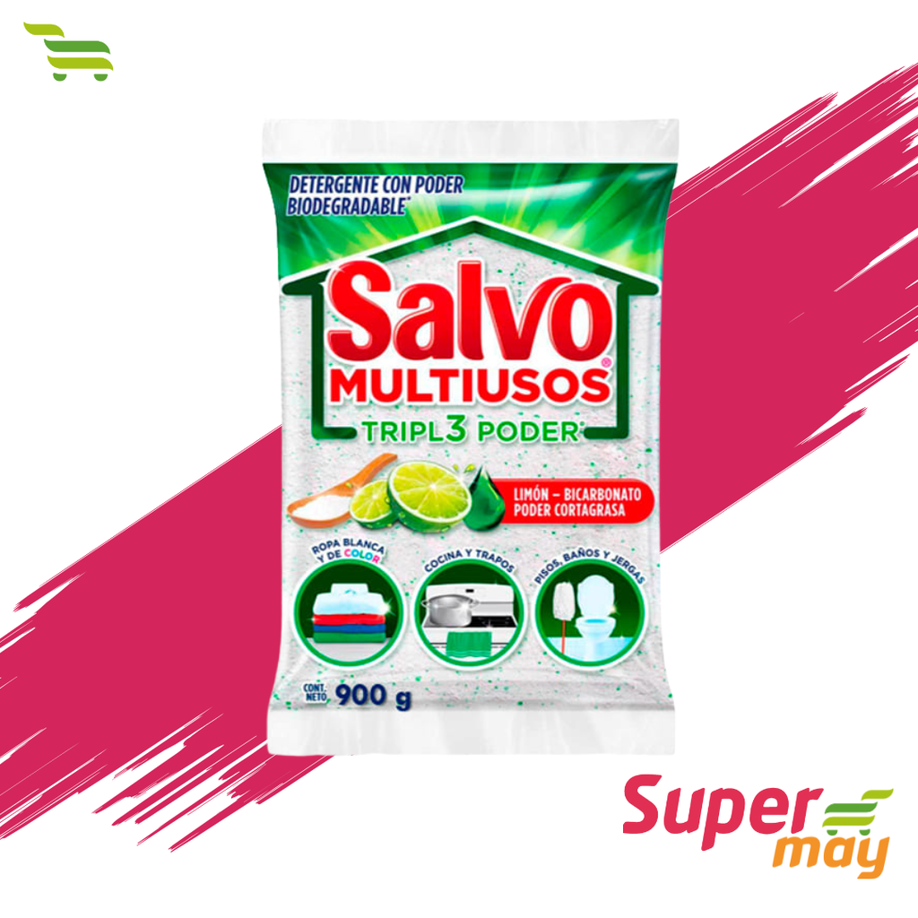 SALVO MULTIUSOS DETERGENTE 900 GR