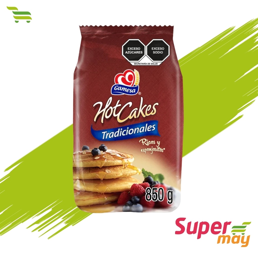 GAMESA HOT CAKES HARINA 800 GR