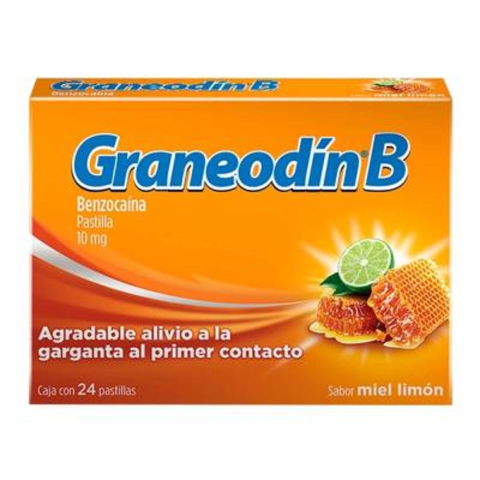 GRANEODIN MIEL- LIMON EXH/24 10 MG