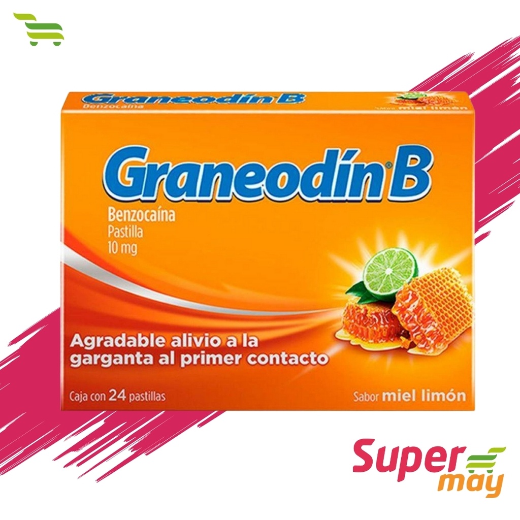 GRANEODIN MIEL- LIMON EXH/24 10 MG