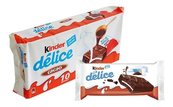 KINDER DELICE CHOCOLATE 10 UDS