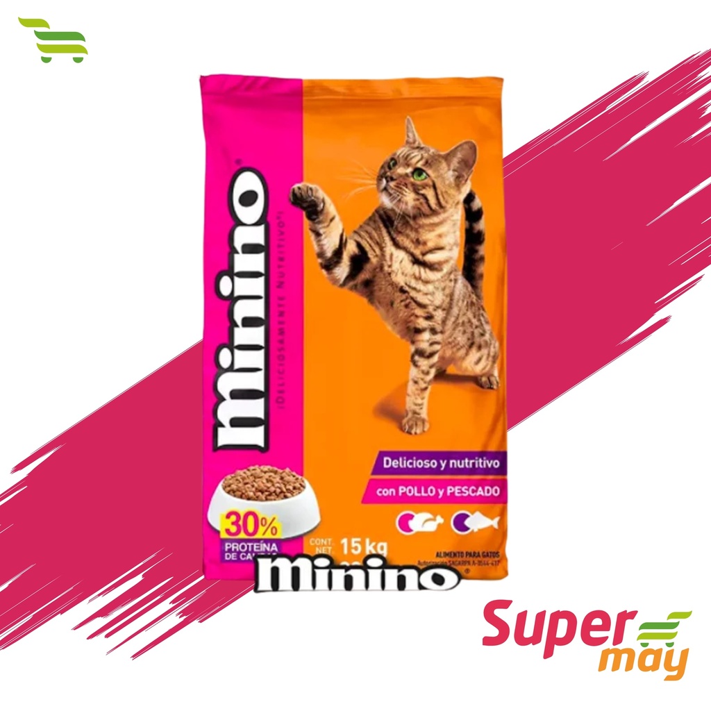 MININO + BONUS CROQUETA 15 KG 1 UD