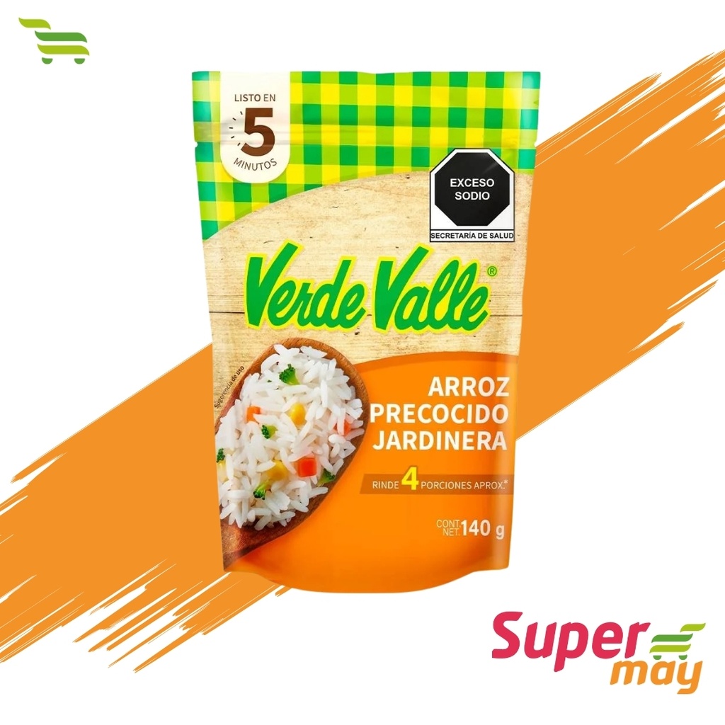 VERDE VALLE JARDINERA ARROZ 140 GR