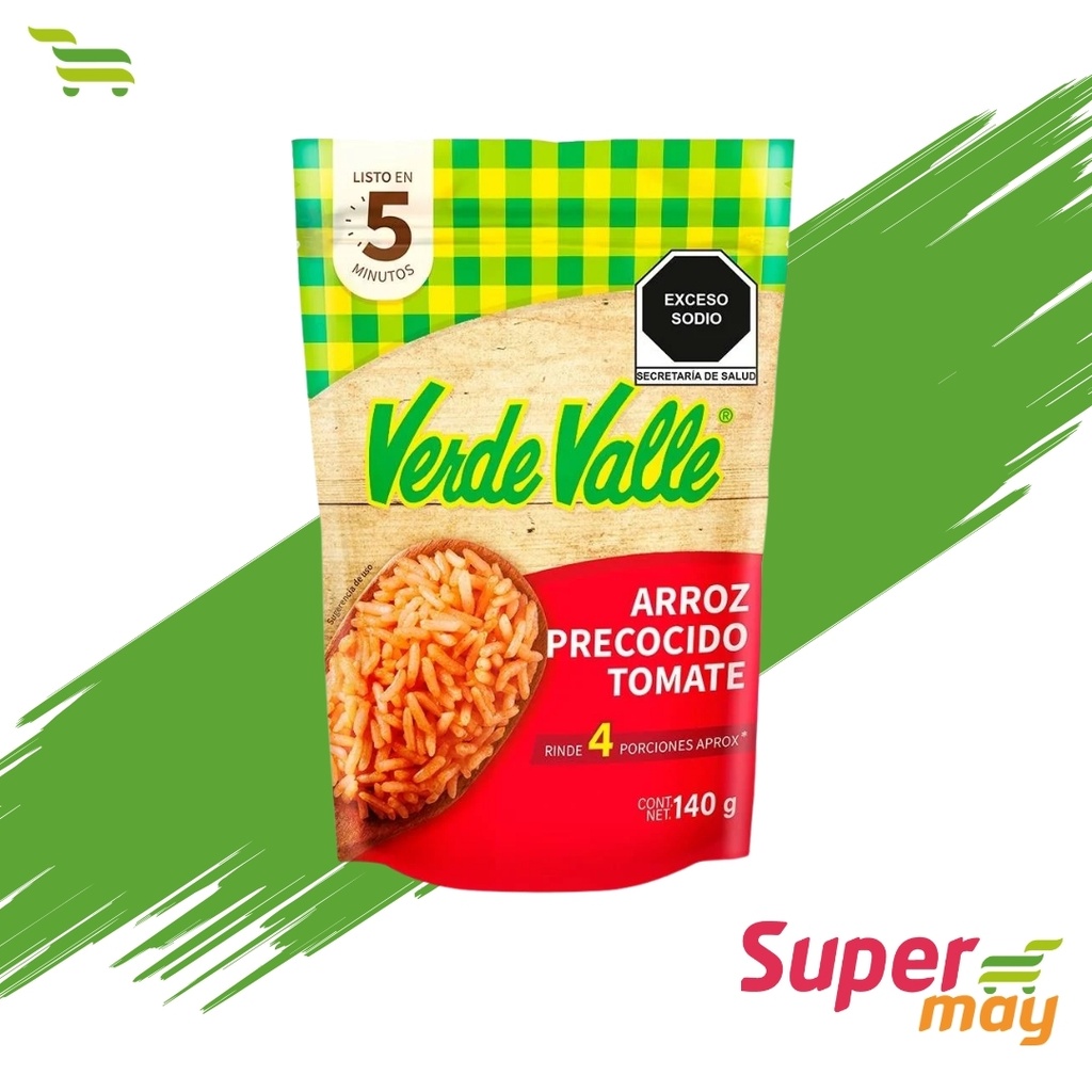VERDE VALLE TOMATE ARROZ 140 GR