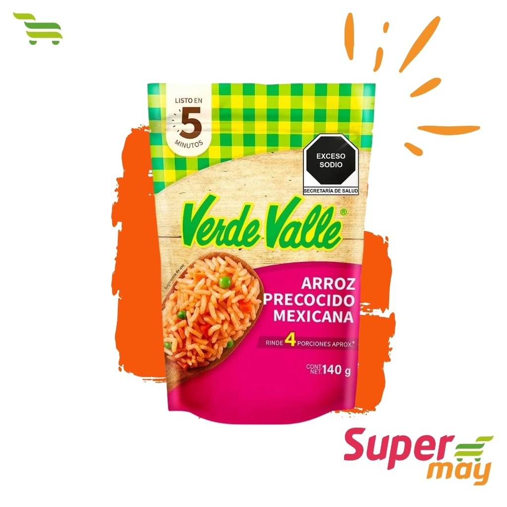 VERDE VALLE MEXICANA ARROZ 140 GR
