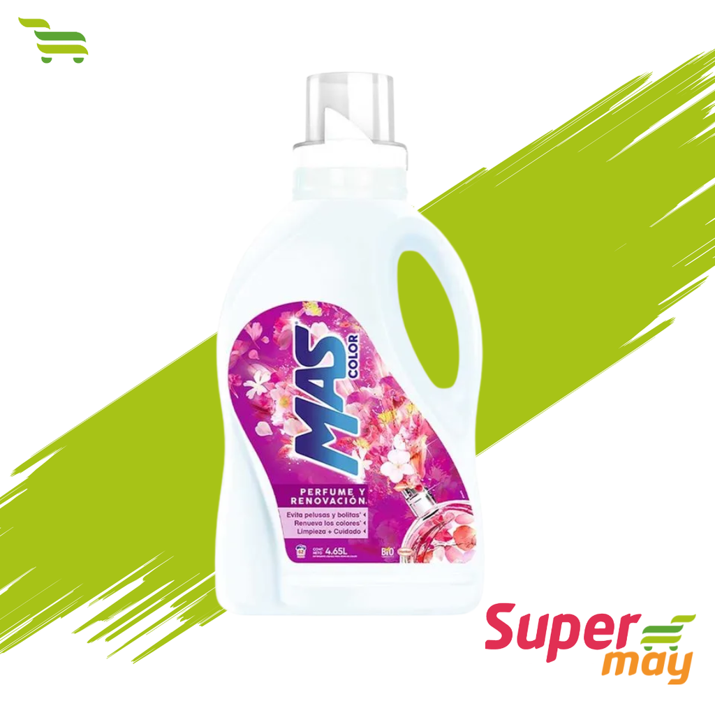 MAS COLOR 3 EN 1 DETERGENTE LIQUIDO 4.65 LT
