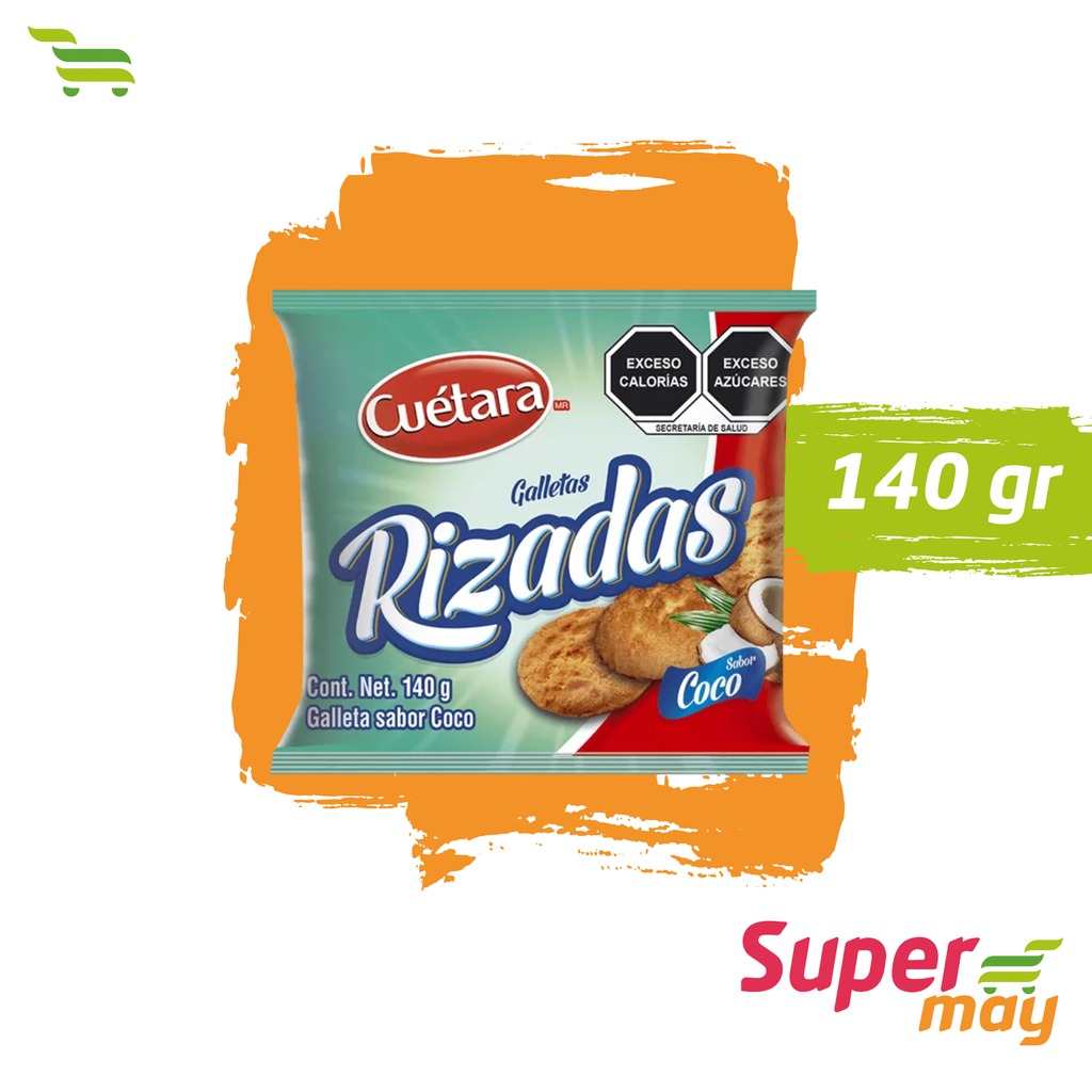 CUETARA RIZADAS GALLETAS 140 GR