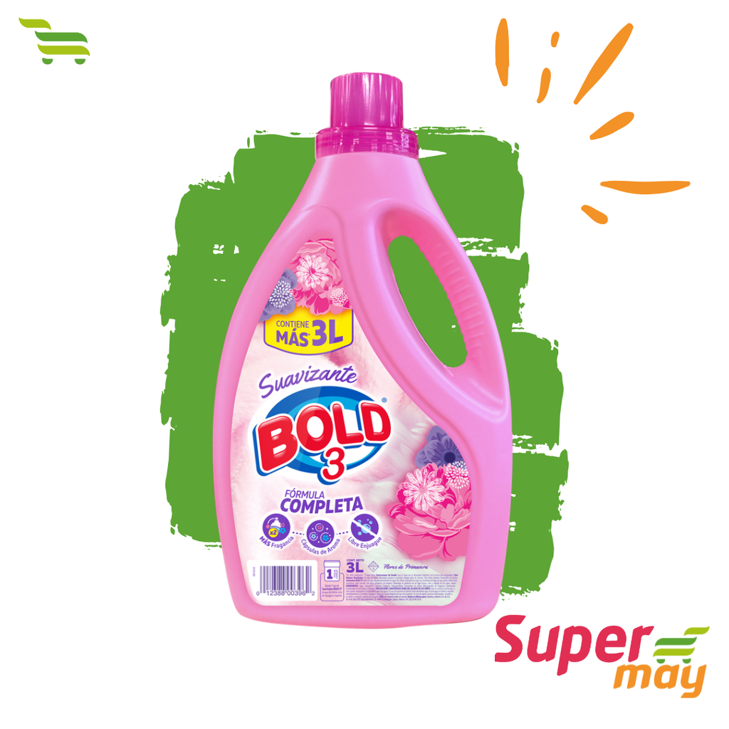 BOLD 3 ROSA SUAVIZANTE 3 L