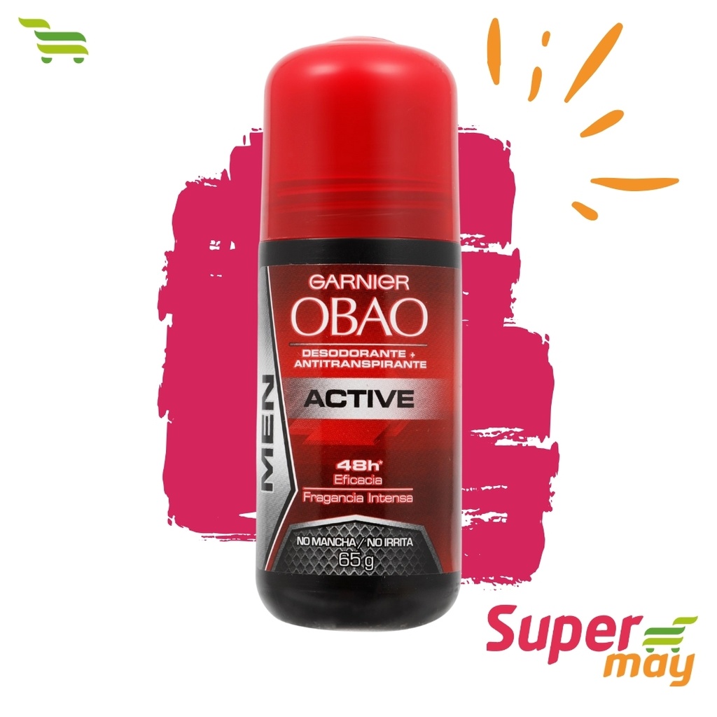 OBAO MEN ACTIVE DESODORANTE 65 GR