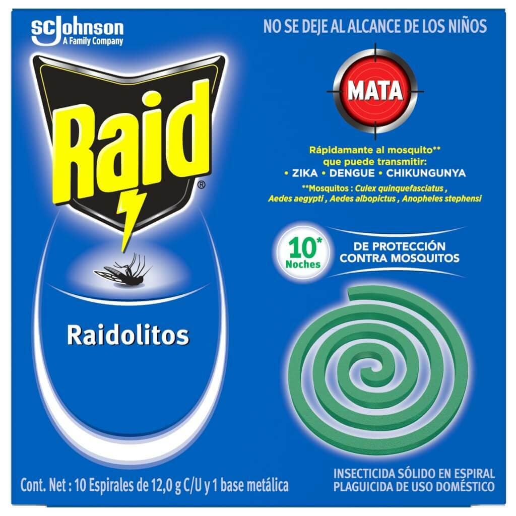 RAIDOLITOS VERDE INSECTICIDA 10 UDS