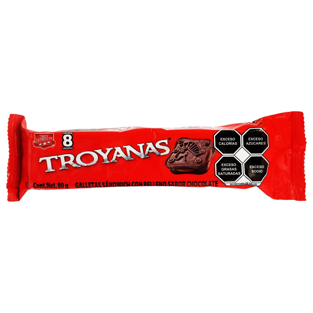 TRES ESTRELLAS TROYANAS GALLETAS