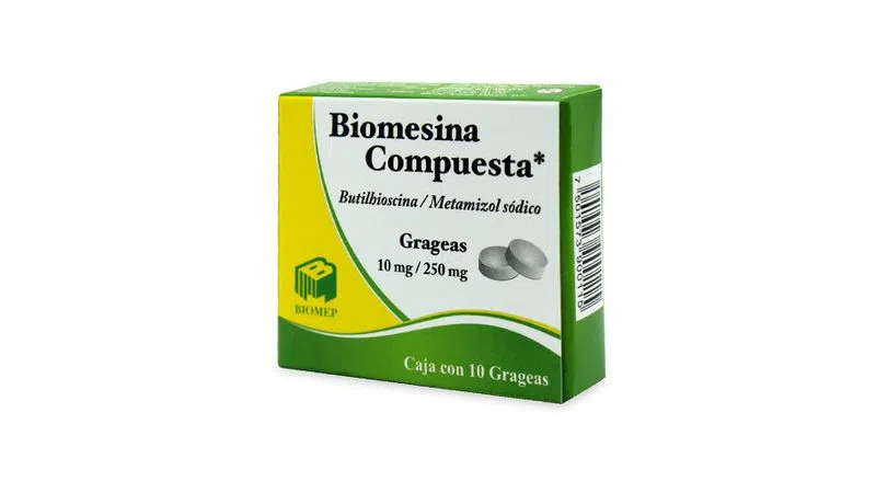 BIOMESINA COMPUESTA C/10 TABS(BUTILHIOSCINA/METAM)