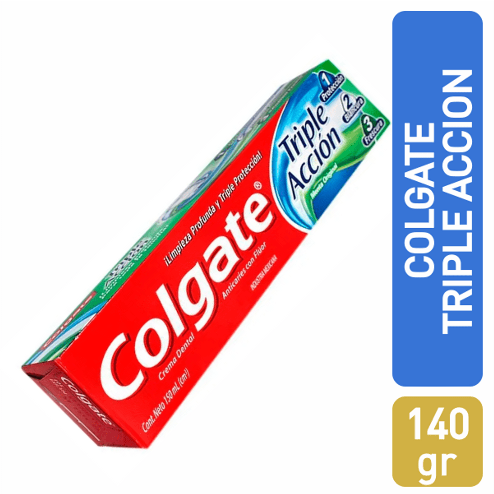 COLGATE TRIPLE ACCION PASTA 140 ML