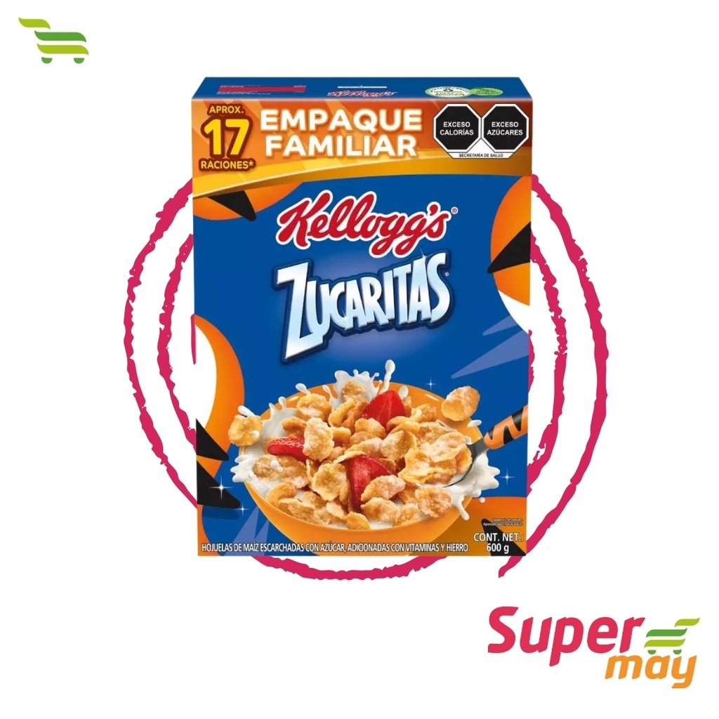 KELLOGG ZUCARITAS CEREAL 600GR