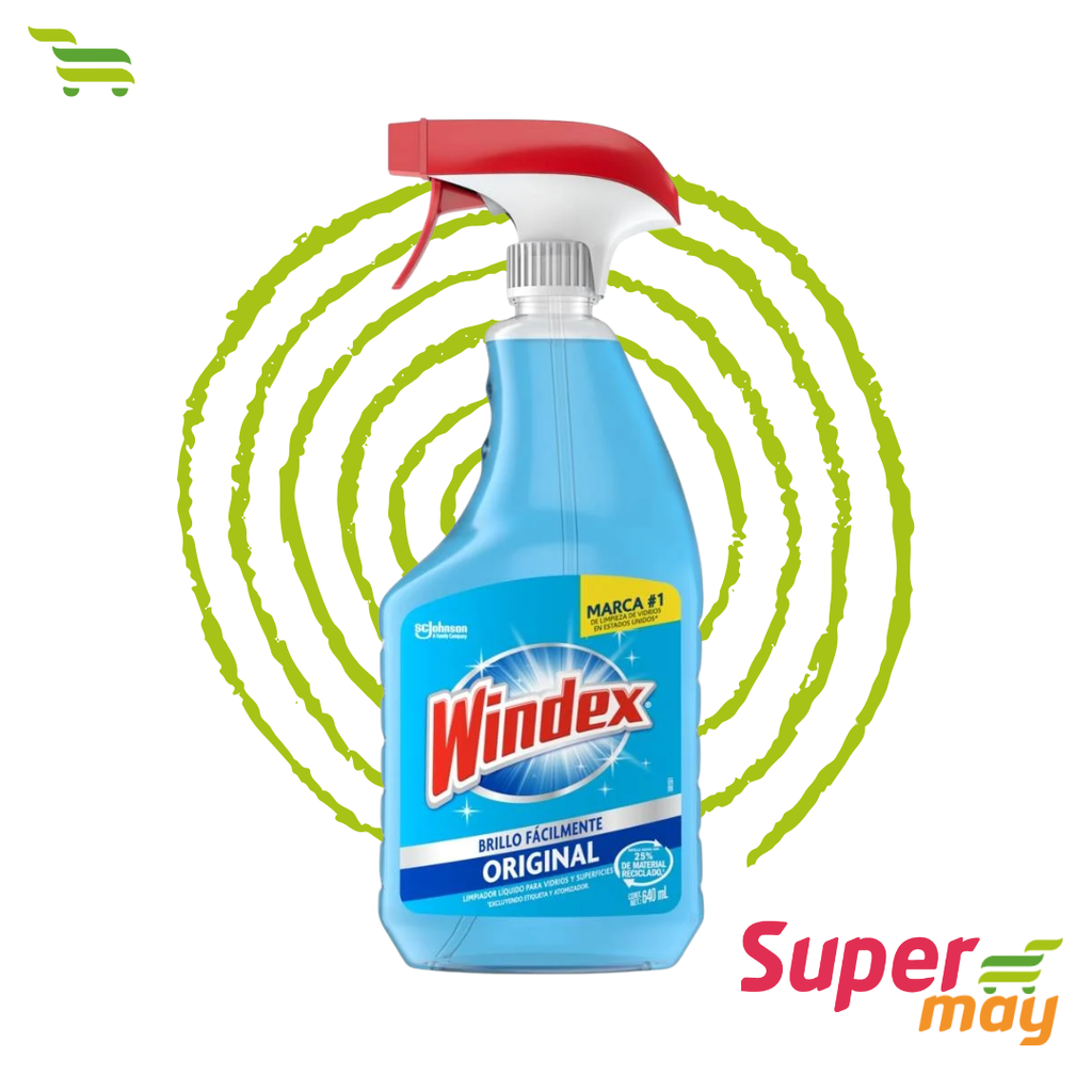 WINDEX LIMPIADOR CRISTAL 640 ML