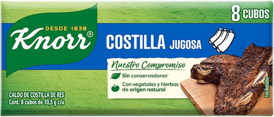 KNORR COSTILLA SAZONADOR EXH 8 UDS