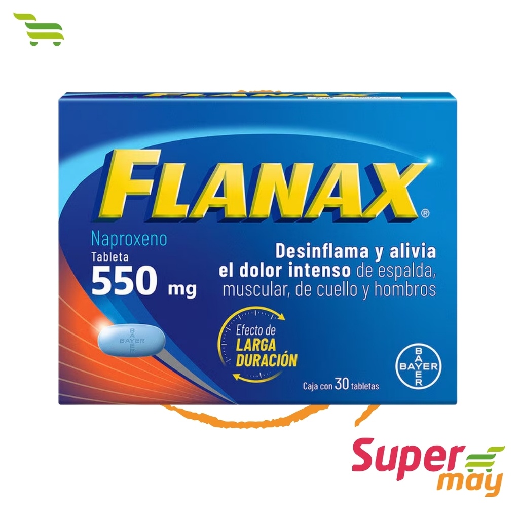 FLANAX EXH/30 UDS 550 MG