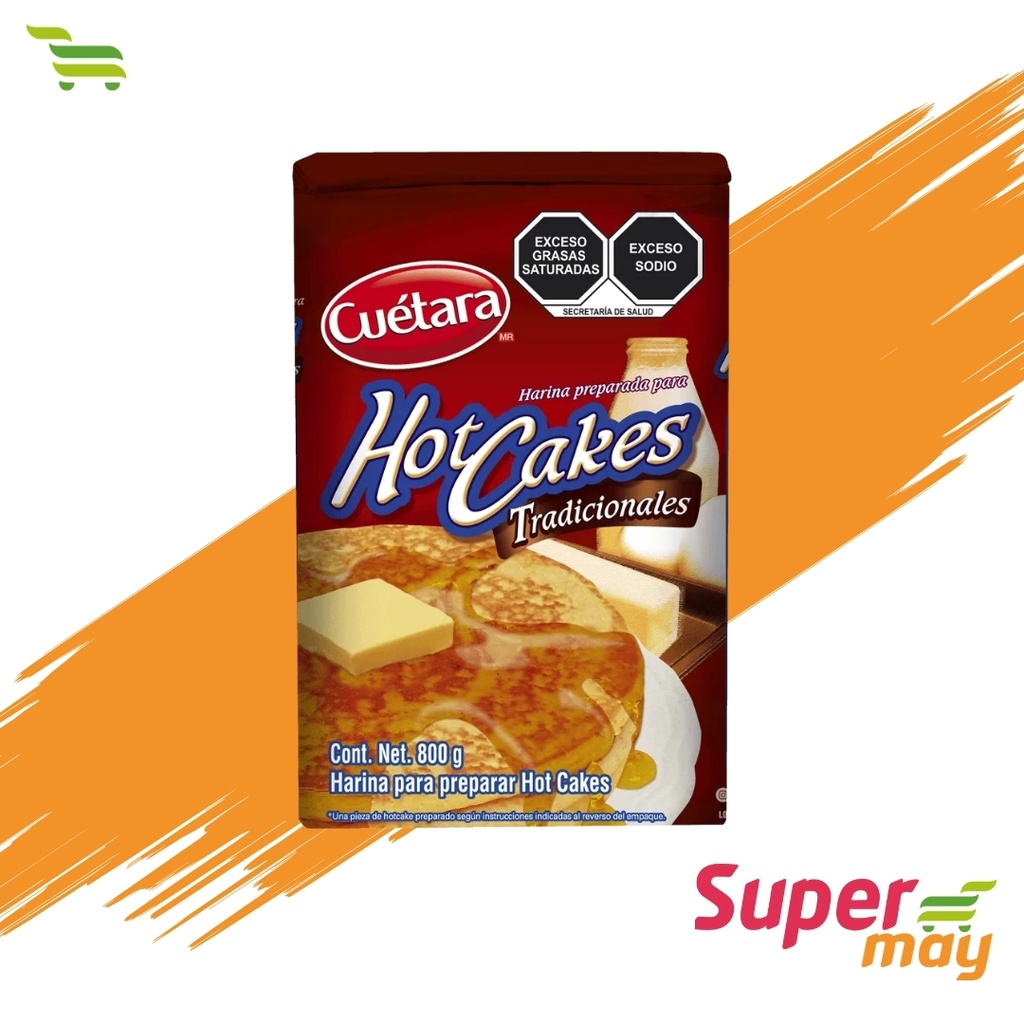 CUETARA HOT CAKES HARINA 800 GR