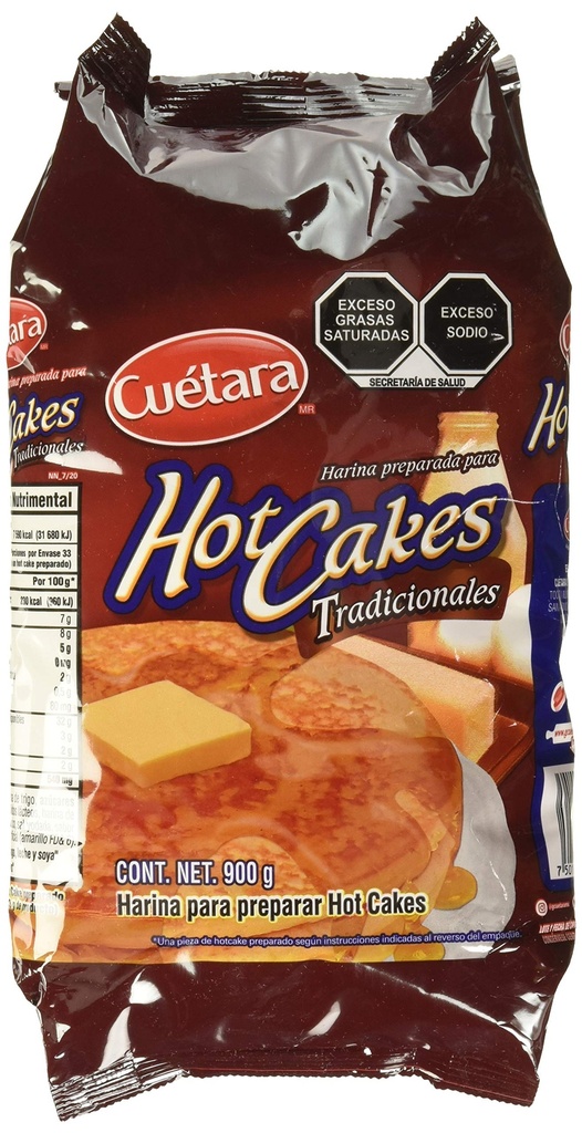 CUETARA HOT CAKES HARINA 800 GR