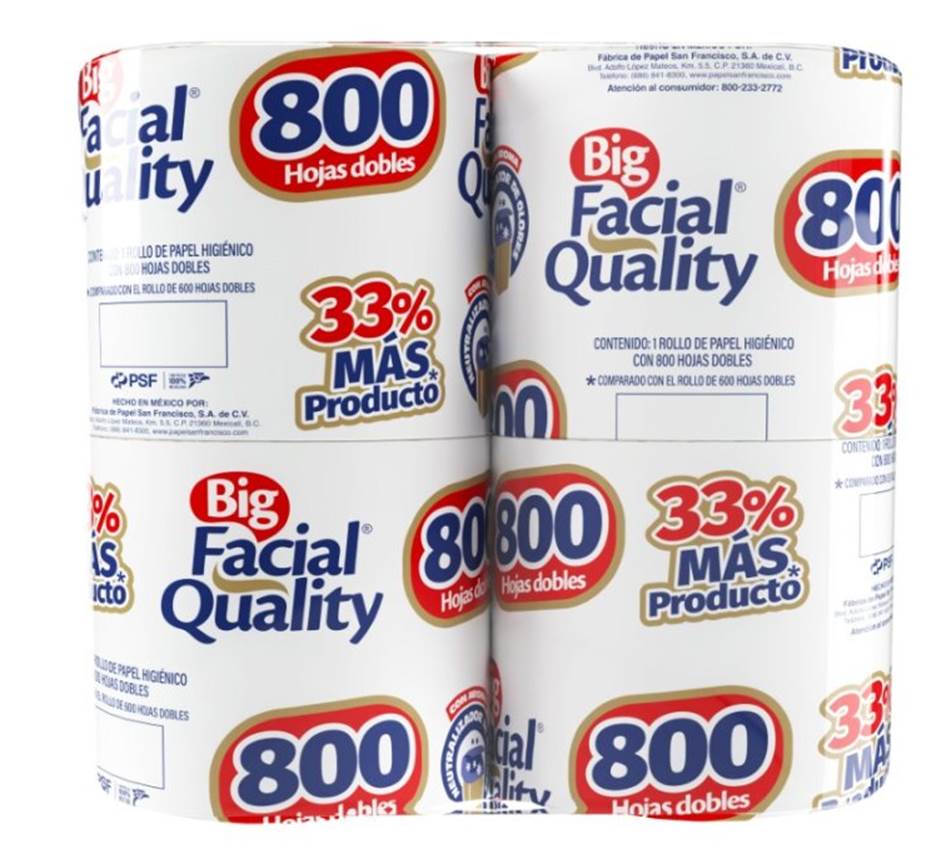 BIG QUALITY PAPEL PAQ 4R/800H