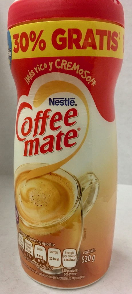 NESTLE COFFEE MATE SUSTITUTO 520 GR C/PROMO