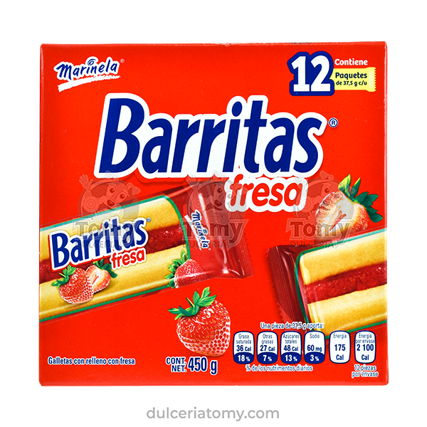 MARINELA BARRITA FRESA 450 GR