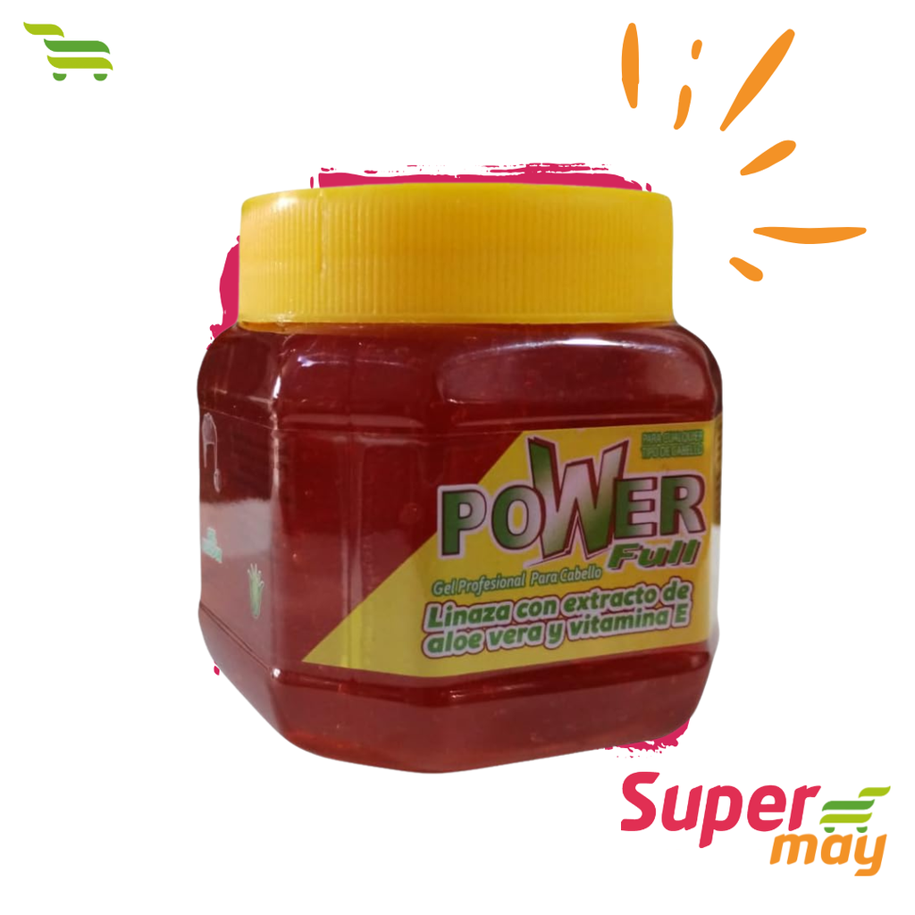 POWER  FULL GEL  LINAZA  230 G